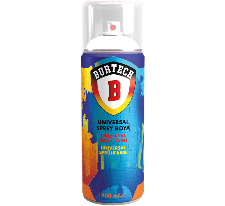 Burtech Universal Mat Beyaz Sprey Boya