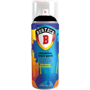 Burtech Universal Parlak Siyah Sprey Boya