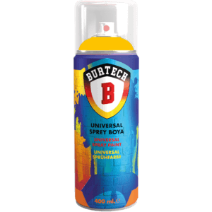 Burtech Universal Trafik Sarı Sprey Boya