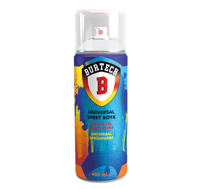 Burtech Universal Parlak Beyaz Sprey Boya