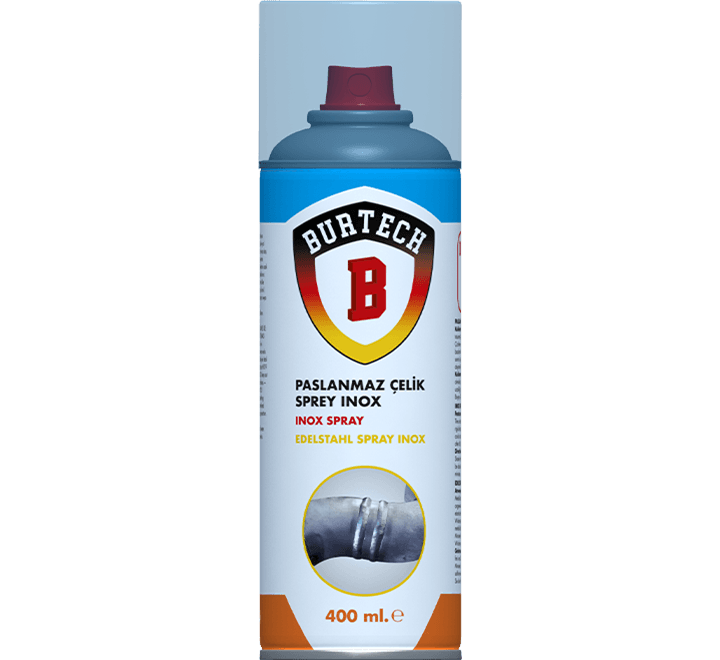 Burtech Paslanmaz Çelik İnox Sprey