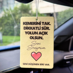 KEMERİNİ TAK SENİ SEVİYORUM ARAÇ KOKUSU