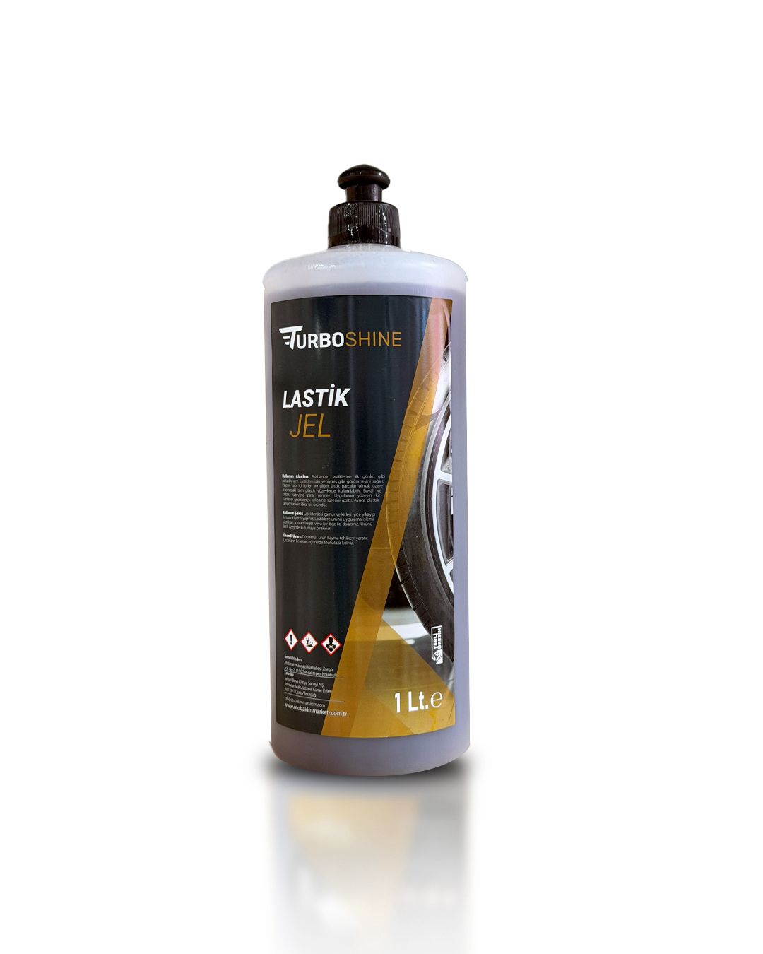 TURBO SHINE  LASTİK JEL - 1 LİTRE
