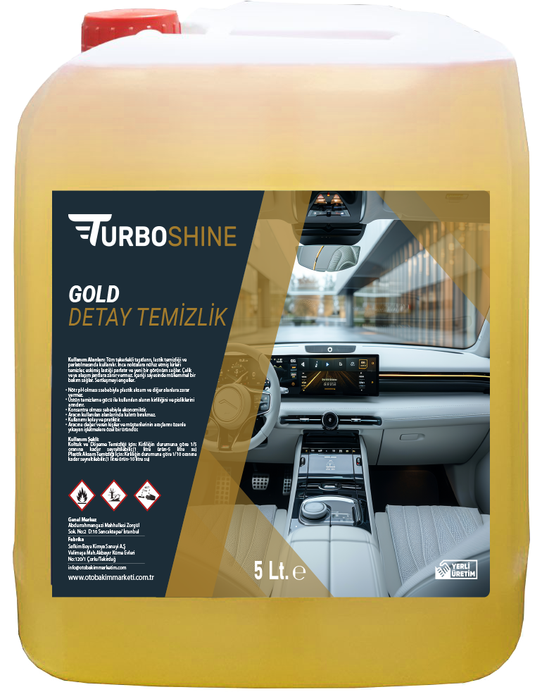 Turbo Shine Gold Detay Temizlik Ürünü 5 Litre
