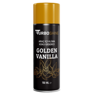TURBO SHINE ARAÇ İÇİ KLİMA KOKU GİDERİCİ GOLDEN VANILLA – 150 ML