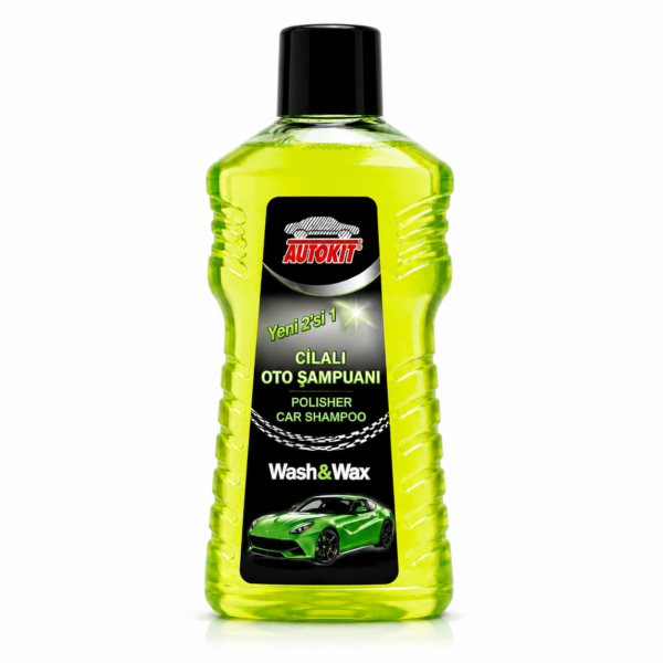 Autokit Parfümlü Cilalı Oto Şampuanı 1 Litre Araç Yıkama Şampuanı