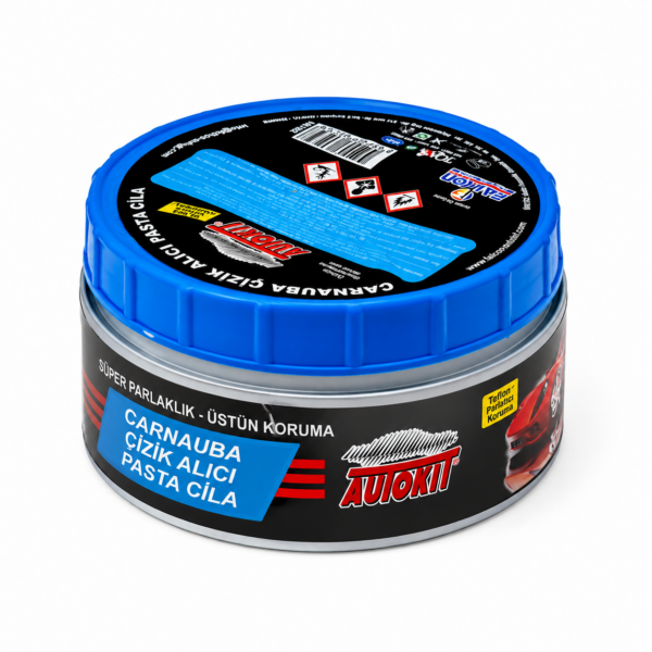 Autokit Carnauba Çizik Alıcı Pasta Cila 300 g İnce Çizik Giderici Oto Boya Parlatıcı UV Korumalı